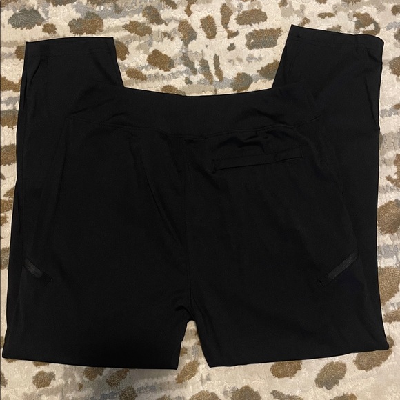 Santiny Women’s Black High Waist Stretch 7/8 Ankle Golf / Athletic Pants - Picture 13 of 13